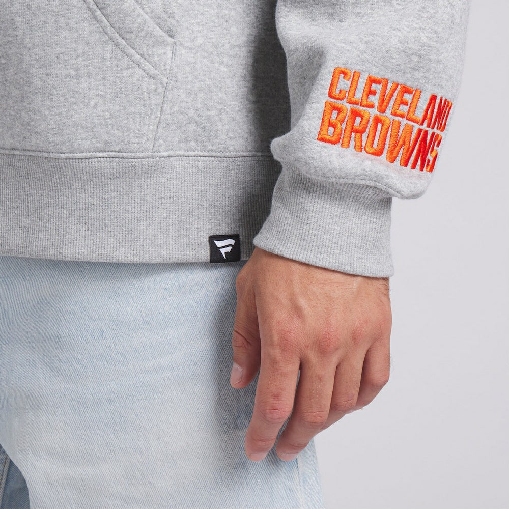 Cleveland Browns Legacy Fleece Pullover Hoodie Heather Gray - Fanatics