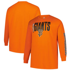 San Francisco Giants Profile Big & Tall Two-Hit Long Sleeve T-Shirt discount