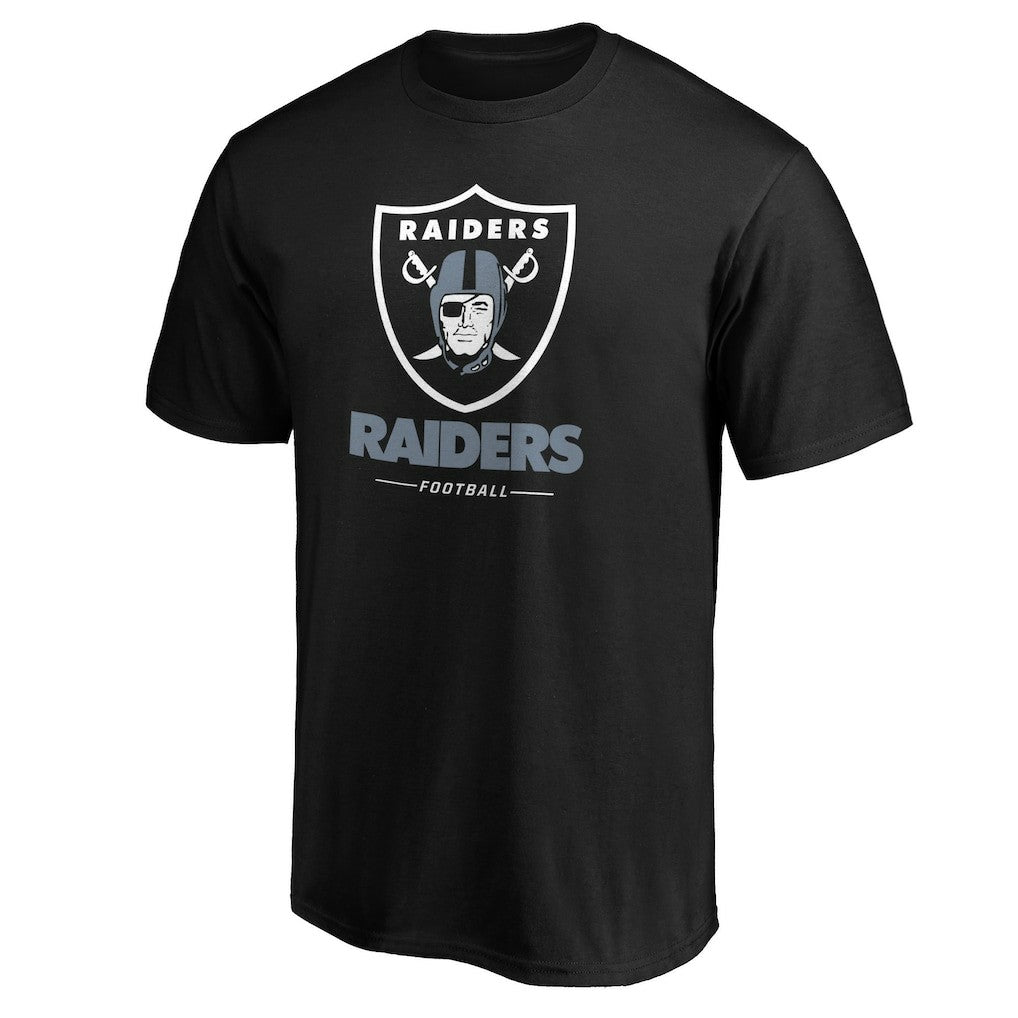 Las Vegas Raiders Team Lockup T-Shirt Black - NFL