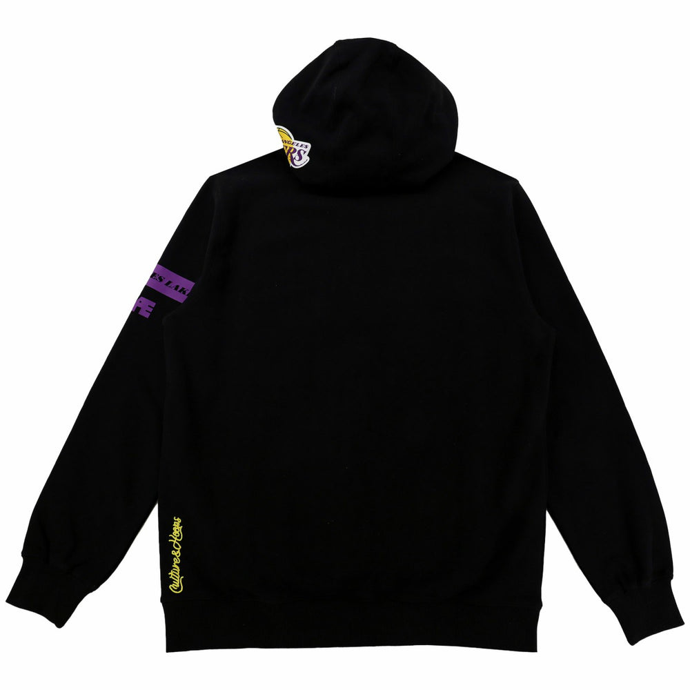 NBA - Los Angeles Lakers NBA x Two Hype Unisex Culture & Hoops Heavyweight Pullover Hoodie - Black