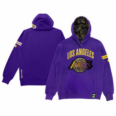 NBA - Los Angeles Lakers NBA x Two Hype Unisex Culture & Hoops Heavyweight Pullover Hoodie - Purple