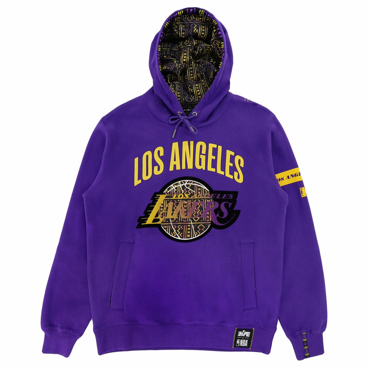 NBA - Los Angeles Lakers NBA x Two Hype Unisex Culture & Hoops Heavyweight Pullover Hoodie - Purple