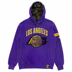 NBA - Los Angeles Lakers NBA x Two Hype Unisex Culture & Hoops Heavyweight Pullover Hoodie - Purple