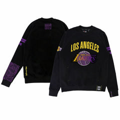 NBA - Los Angeles Lakers NBA x Two Hype Unisex Culture & Hoops Heavyweight Pullover Sweatshirt - Black