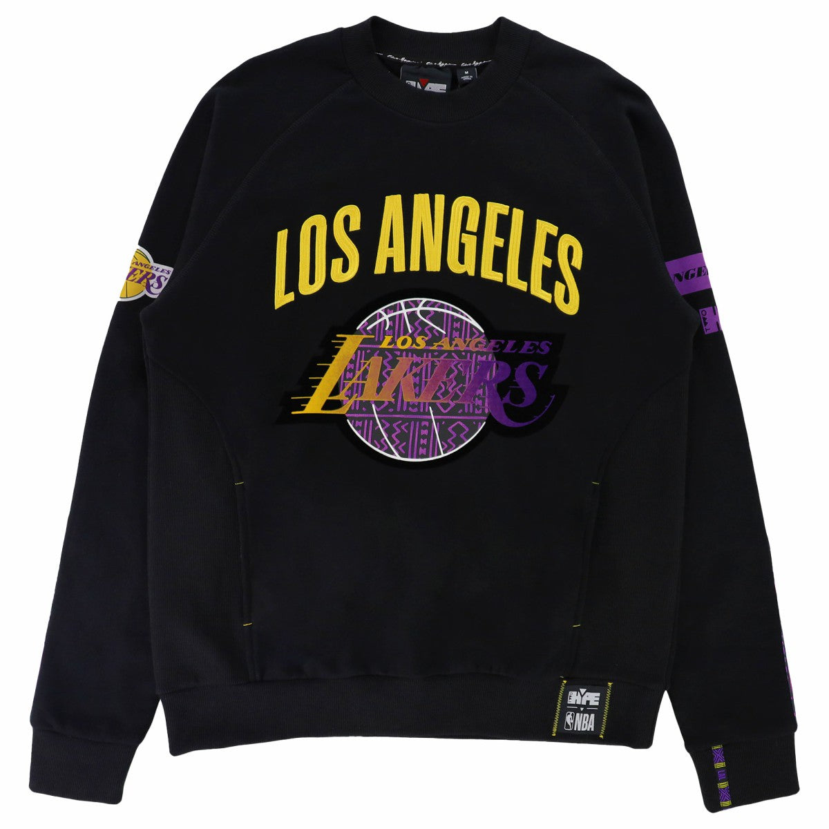 NBA - Los Angeles Lakers NBA x Two Hype Unisex Culture & Hoops Heavyweight Pullover Sweatshirt - Black