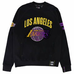 NBA - Los Angeles Lakers NBA x Two Hype Unisex Culture & Hoops Heavyweight Pullover Sweatshirt - Black