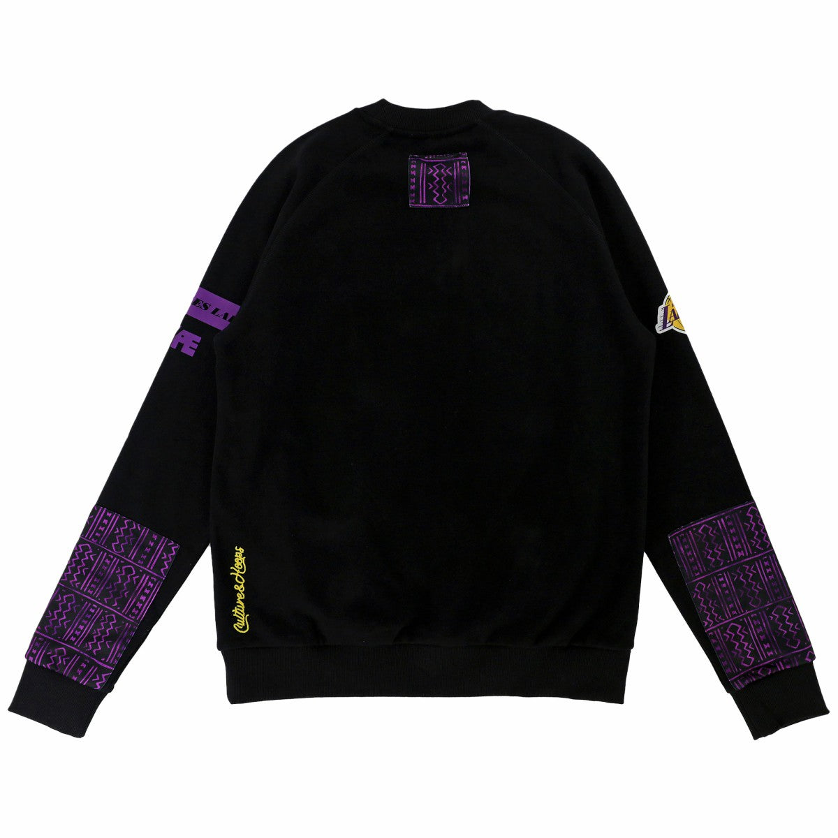 NBA - Los Angeles Lakers NBA x Two Hype Unisex Culture & Hoops Heavyweight Pullover Sweatshirt - Black