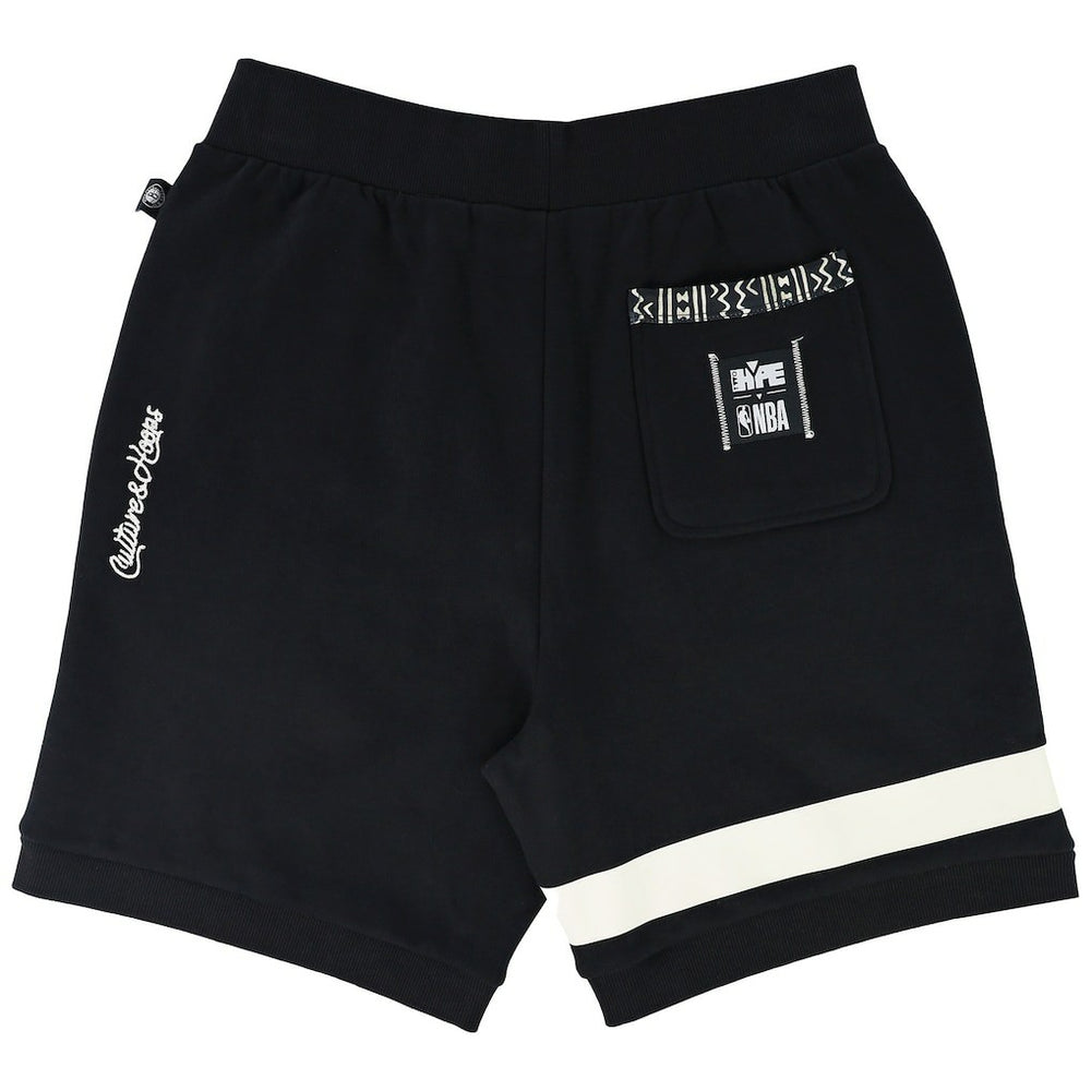 NBA - Brooklyn Nets NBA x Two Hype Unisex Culture & Hoops Premium Classic Fleece Shorts - Black