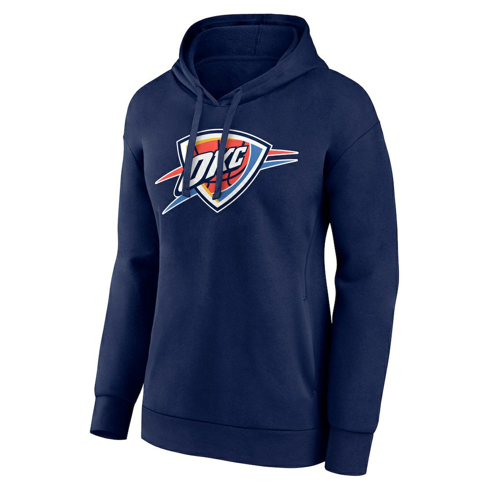 NBA - Oklahoma City Thunder Women's Primary Logo Pullover Hoodie - Navy