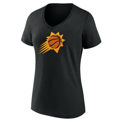 NBA - Phoenix Suns Women's Primary Logo V-Neck T-Shirt - Black