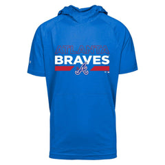 Atlanta Braves Levelwear City Connect Phase No Hitter Short Sleeve Pullover Hoodie On Sale