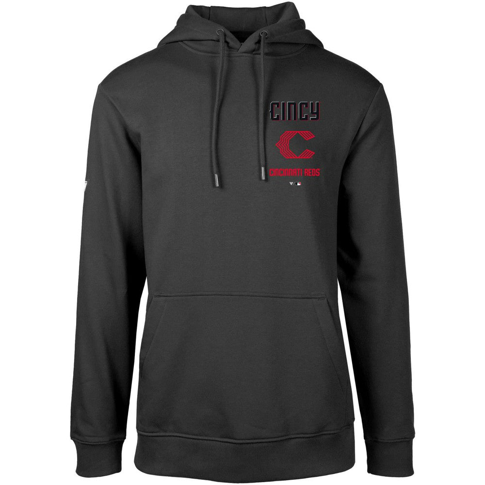 Cincinnati Reds Levelwear City Connect Podium Baseline Pullover Hoodie On Sale