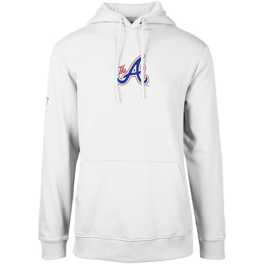Atlanta Braves Levelwear City Connect Podium Core 2.0 Pullover Hoodie On Sale