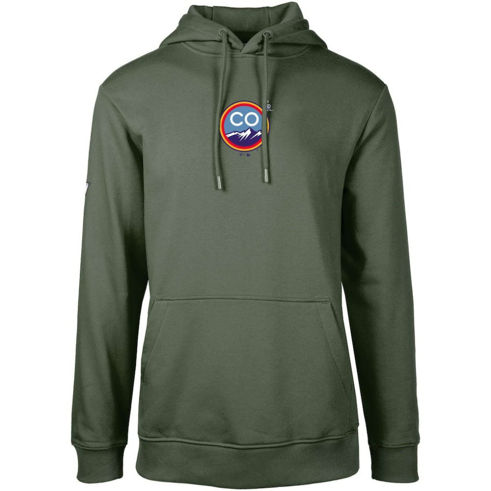 Colorado Rockies Levelwear City Connect Podium Core 2.0 Pullover Hoodie Lifestyle