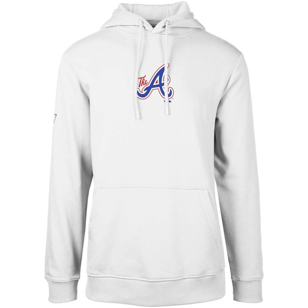Atlanta Braves Levelwear City Connect Podium Core Logo Pullover Hoodie Clearance