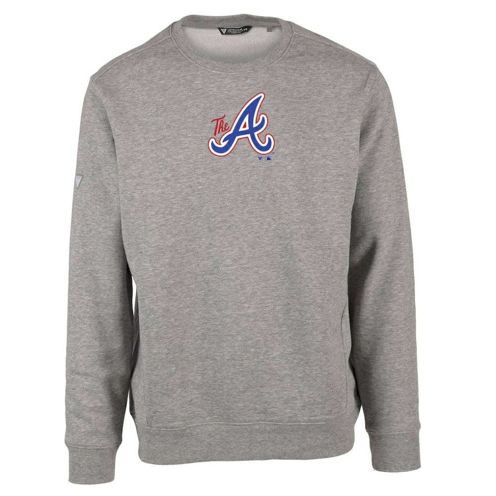 Atlanta Braves Levelwear City Connect Zane Core Logo Pullover Sweatshirt Online