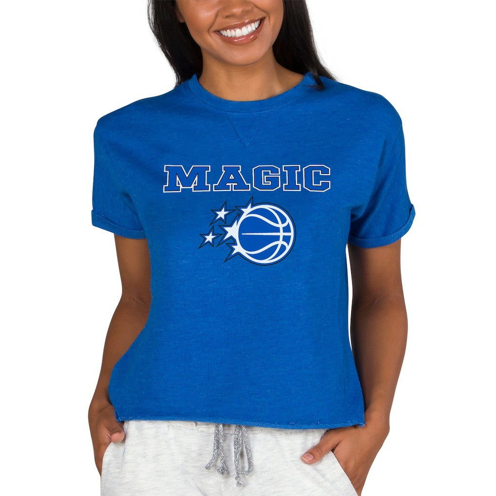 NBA - Orlando Magic Concepts Sport NBA Women's Concepts Mainstream Terry SS Top - Royal
