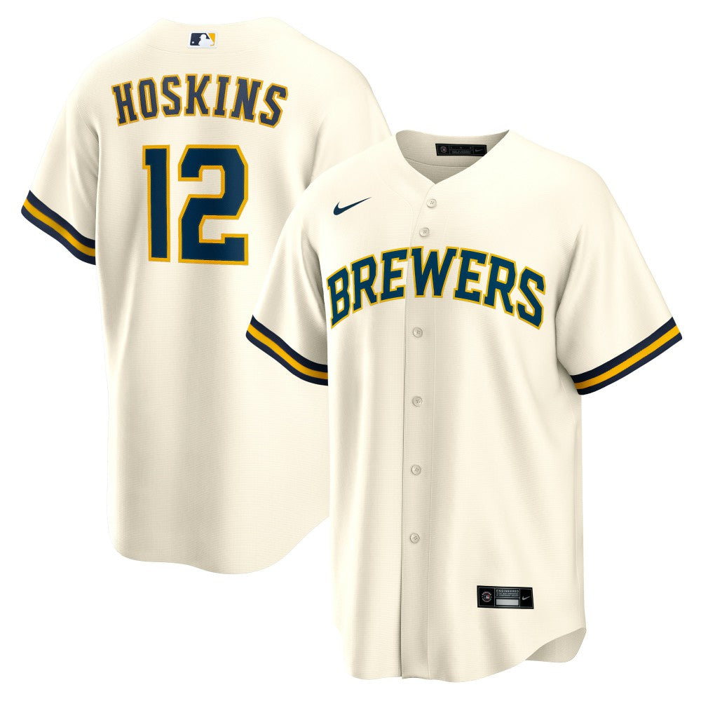 Rhys Hoskins Milwaukee Brewers Nike Home Replica Player Jersey for sale