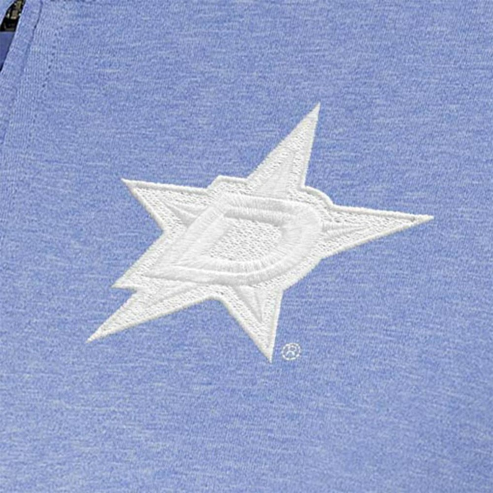 Dallas Stars - Antigua Women's White Logo Mentor Quarter-Zip Jacket Lavender