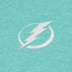 Tampa Bay Lightning - Antigua White Logo Hunk Quarter-Zip Pullover Mint