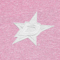 Dallas Stars - Antigua White Logo Hunk Quarter-Zip Pullover Pink