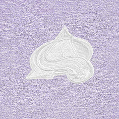 Colorado Avalanche - Antigua White Logo Hunk Quarter-Zip Pullover Lavender