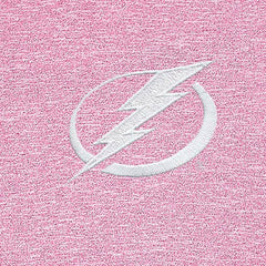 Tampa Bay Lightning - Antigua White Logo Hunk Quarter-Zip Pullover Pink