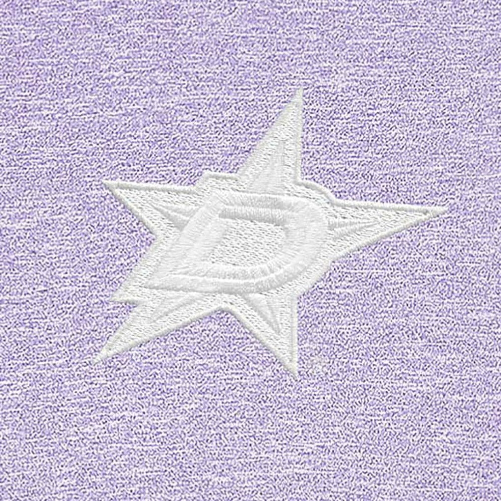 Dallas Stars - Antigua White Logo Hunk Quarter-Zip Pullover Lavender