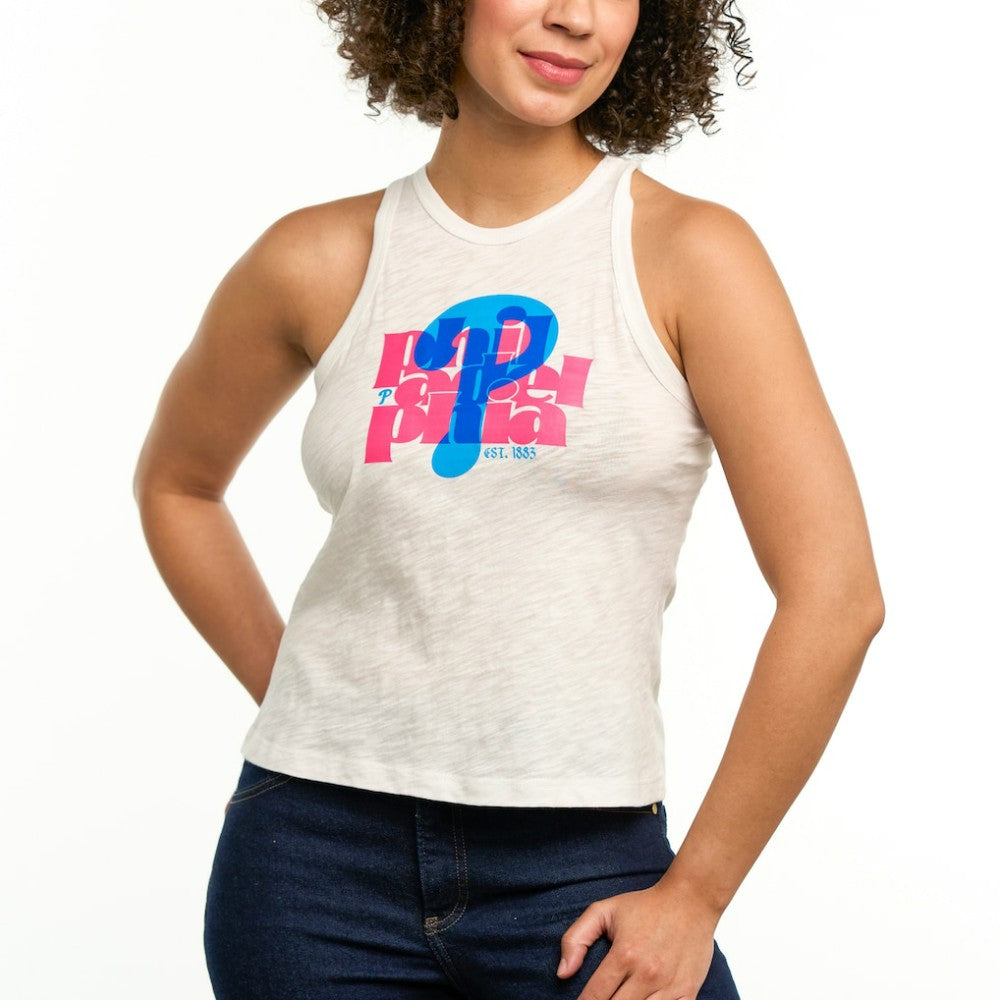 Philadelphia Phillies Lusso Women's Lourdes Tank Top Clearance