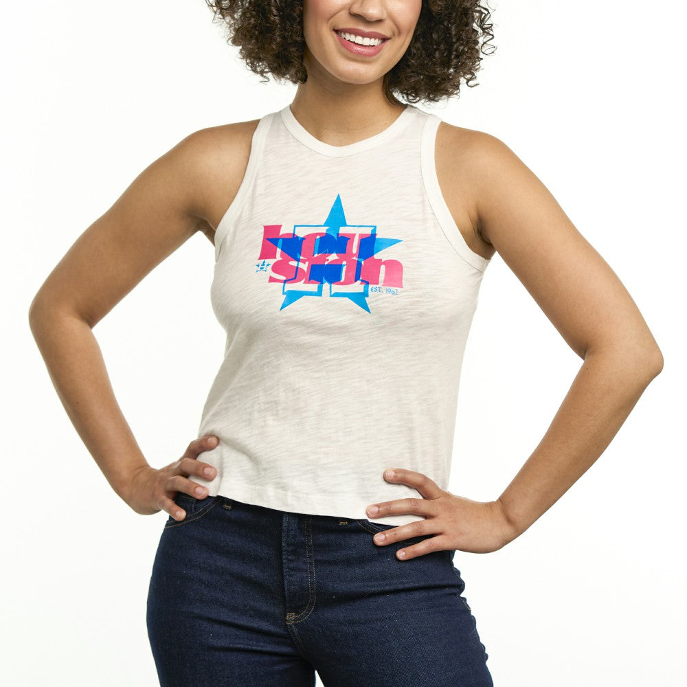 Houston Astros Lusso Women's Lourdes Tank Top Lifestyle