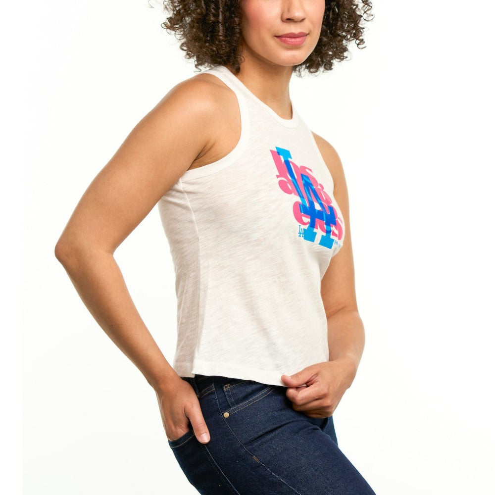 Los Angeles Dodgers Lusso Women's Lourdes Tank Top Sale