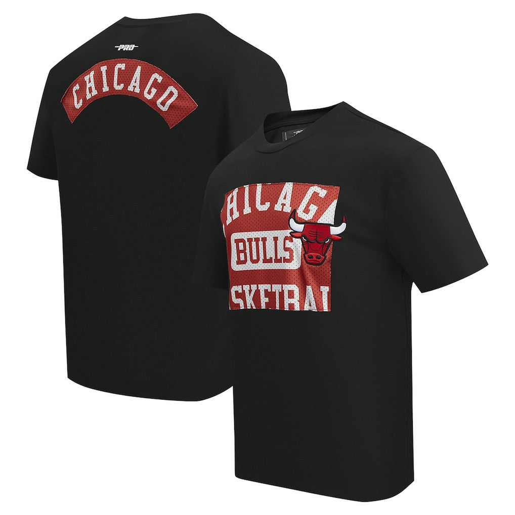 NBA - Chicago Bulls Pro Standard Made To Play Drop Shoulder T-Shirt - Black