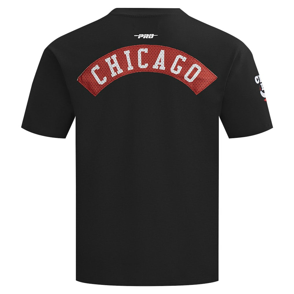 NBA - Chicago Bulls Pro Standard Made To Play Drop Shoulder T-Shirt - Black