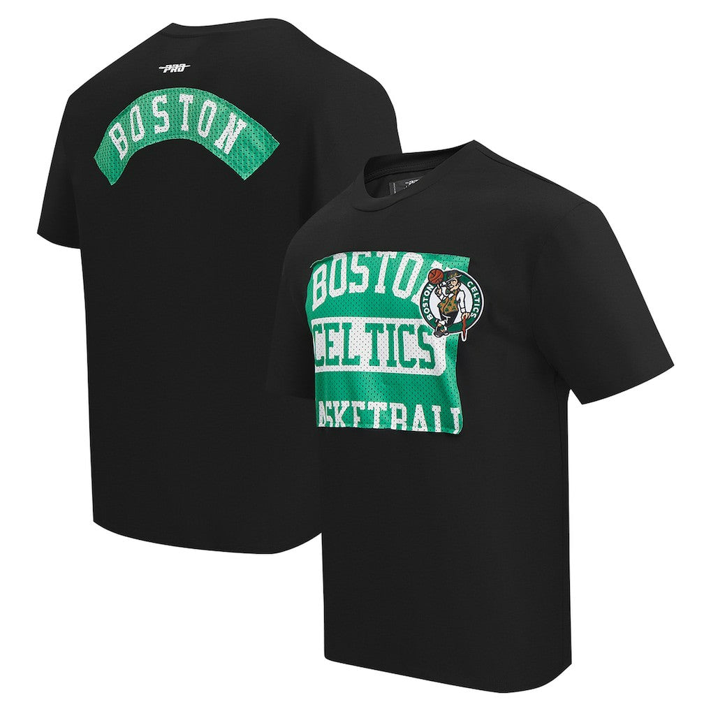 NBA - Boston Celtics Pro Standard Made To Play Drop Shoulder T-Shirt - Black