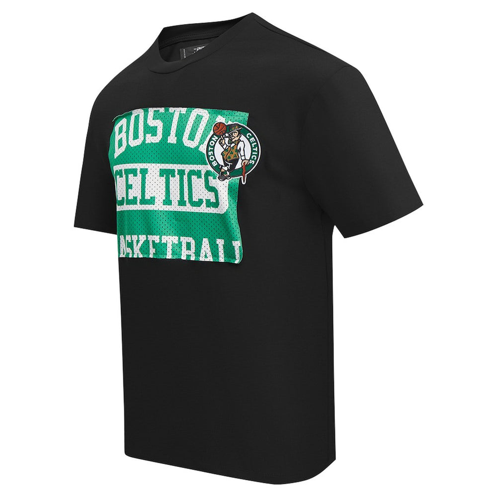 NBA - Boston Celtics Pro Standard Made To Play Drop Shoulder T-Shirt - Black