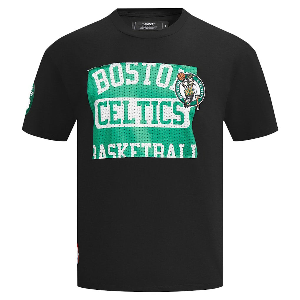 NBA - Boston Celtics Pro Standard Made To Play Drop Shoulder T-Shirt - Black
