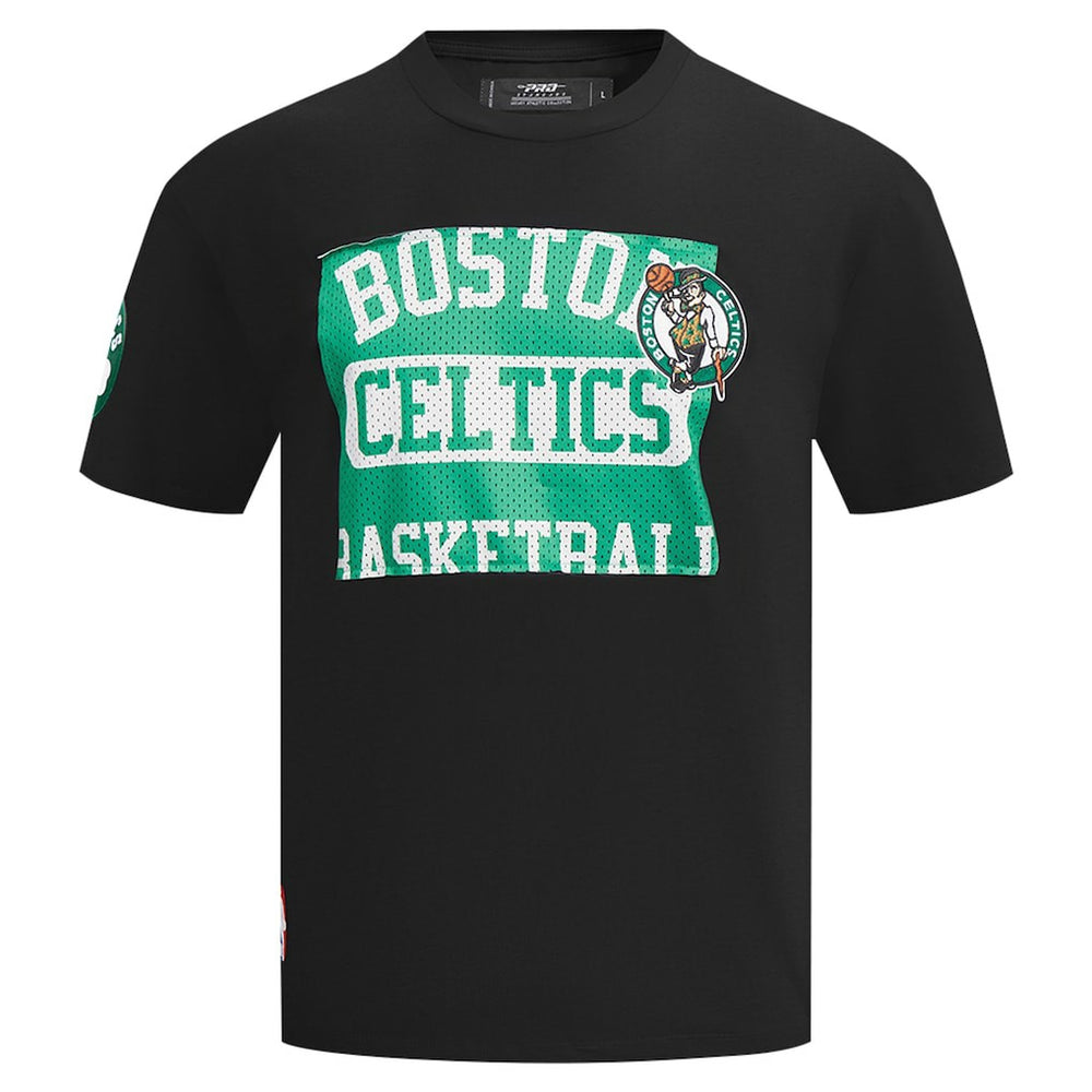 NBA - Boston Celtics Pro Standard Made To Play Drop Shoulder T-Shirt - Black