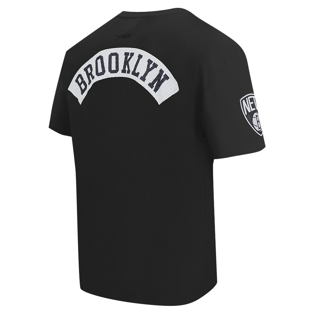 NBA - Brooklyn Nets Pro Standard Made To Play Drop Shoulder T-Shirt - Black