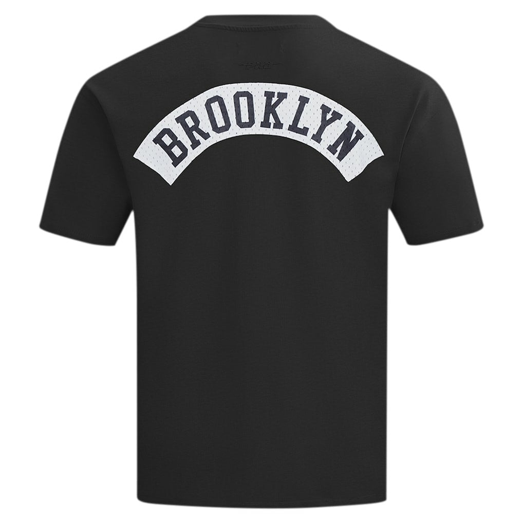 NBA - Brooklyn Nets Pro Standard Made To Play Drop Shoulder T-Shirt - Black