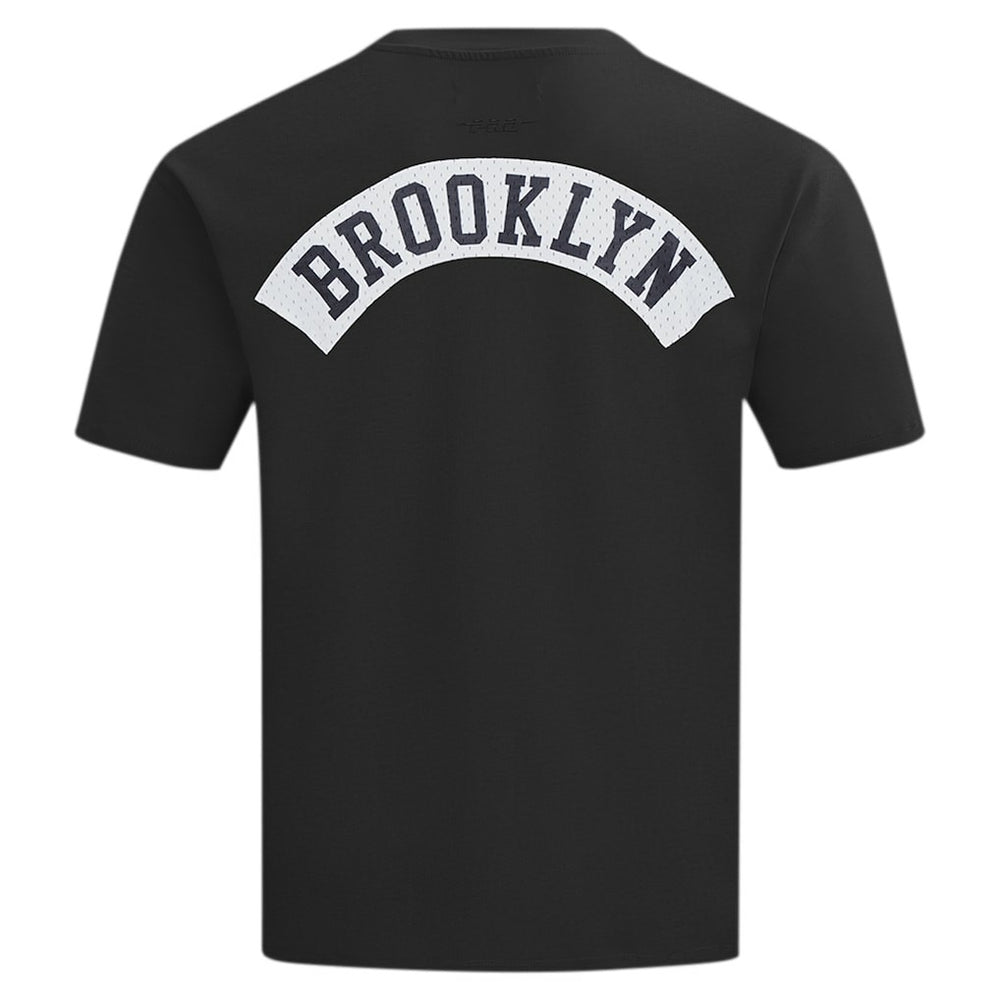 NBA - Brooklyn Nets Pro Standard Made To Play Drop Shoulder T-Shirt - Black
