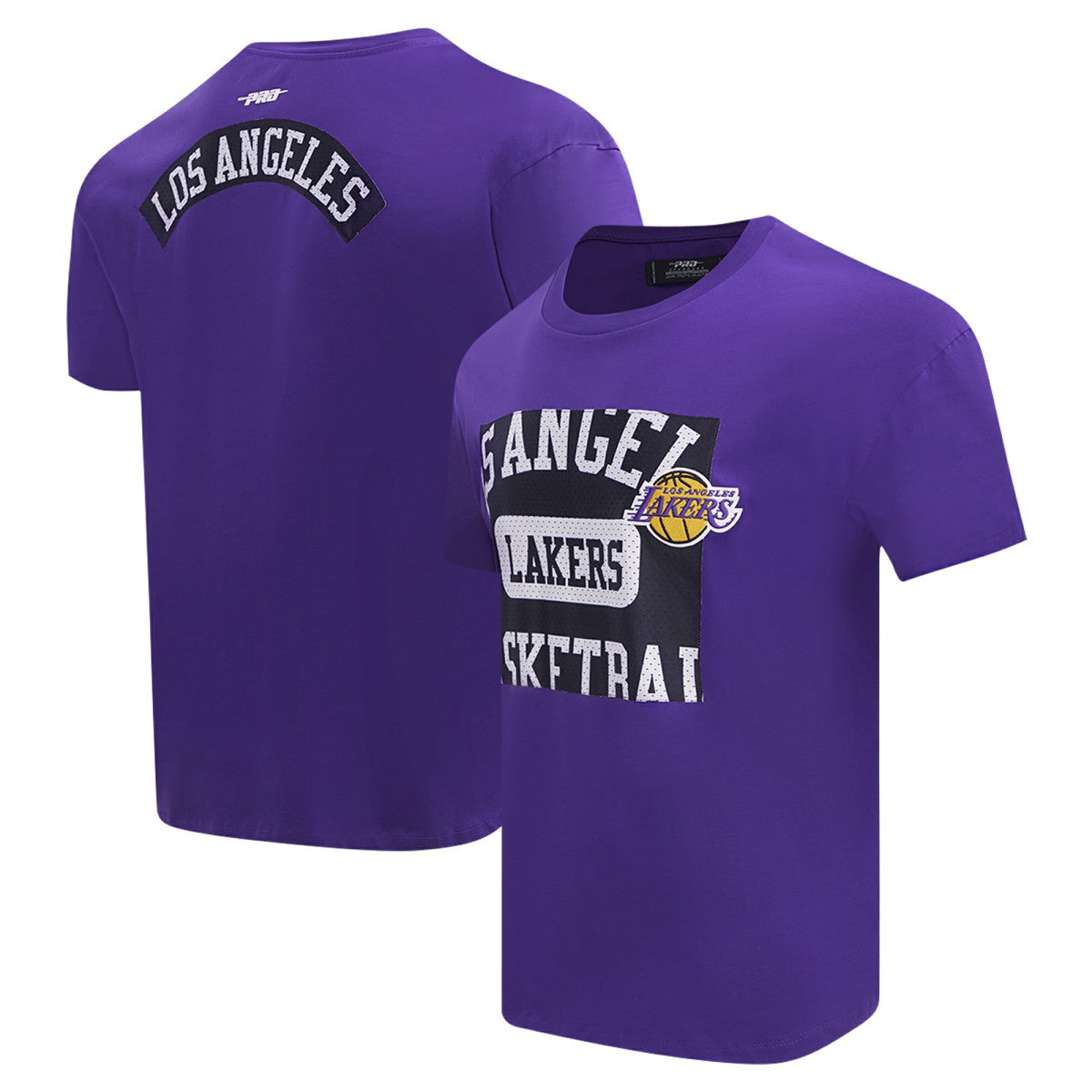 NBA - Los Angeles Lakers Pro Standard Made To Play Drop Shoulder T-Shirt - Purple