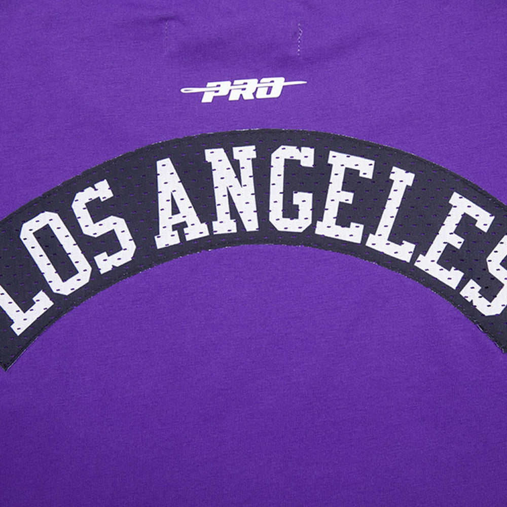 NBA - Los Angeles Lakers Pro Standard Made To Play Drop Shoulder T-Shirt - Purple
