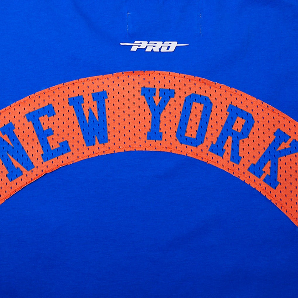 NBA - New York Knicks Pro Standard Made To Play Drop Shoulder T-Shirt - Royal