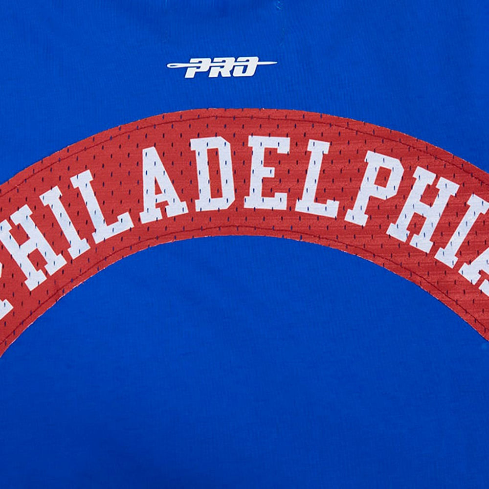 NBA - Philadelphia 76ers Pro Standard Made To Play Drop Shoulder T-Shirt - Royal