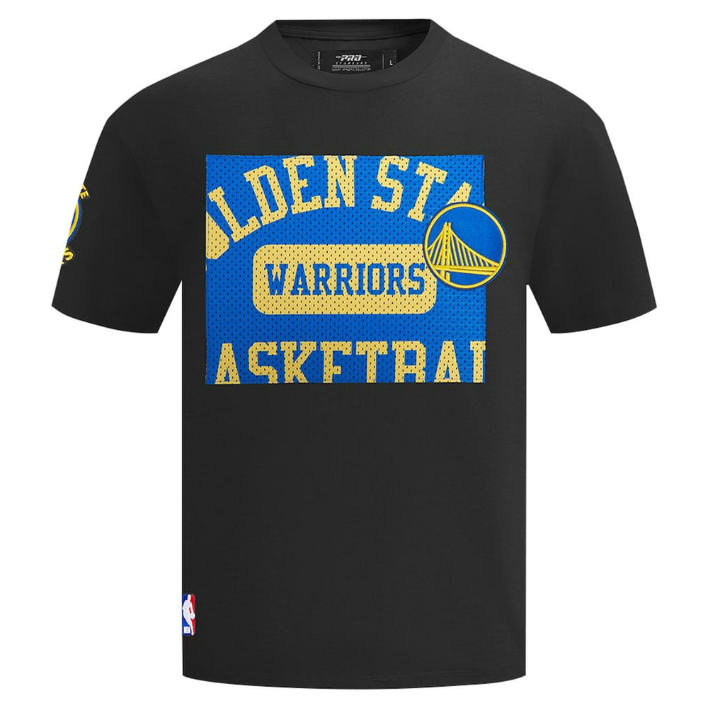 NBA - Golden State Warriors Pro Standard Made To Play Drop Shoulder T-Shirt - Black