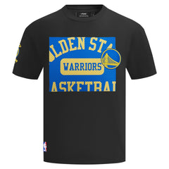 NBA - Golden State Warriors Pro Standard Made To Play Drop Shoulder T-Shirt - Black