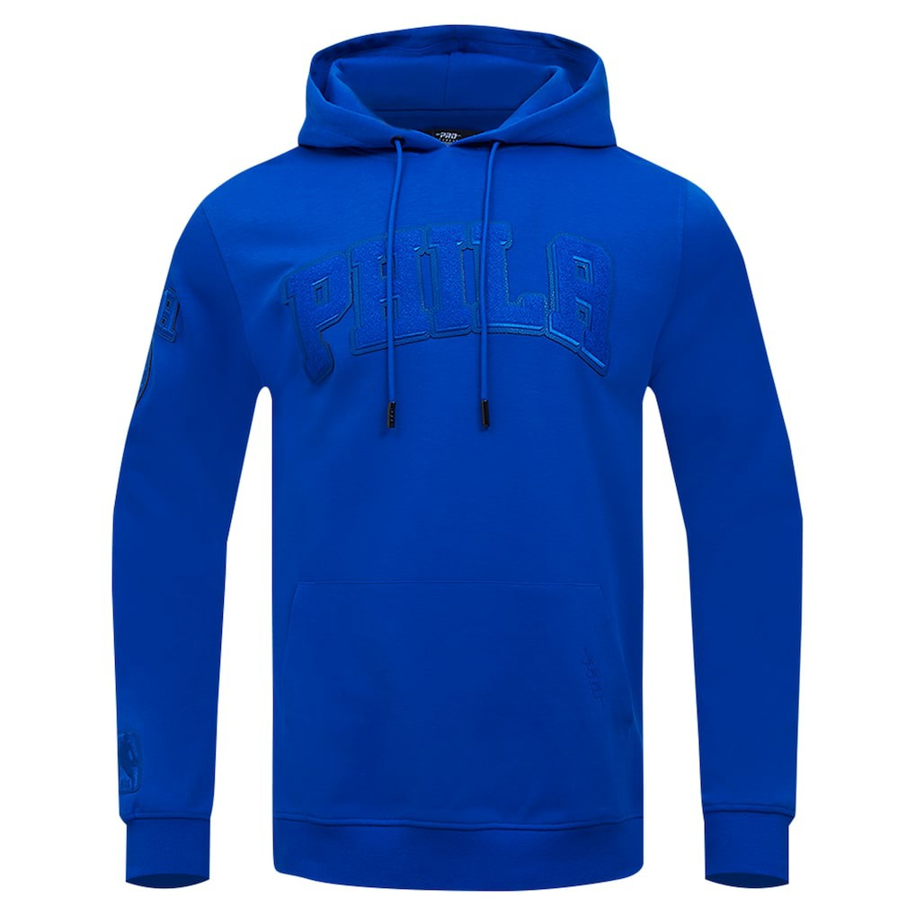 NBA - Philadelphia 76ers Pro Standard Triple Tonal DK Pullover Hoodie Jacket - Royal