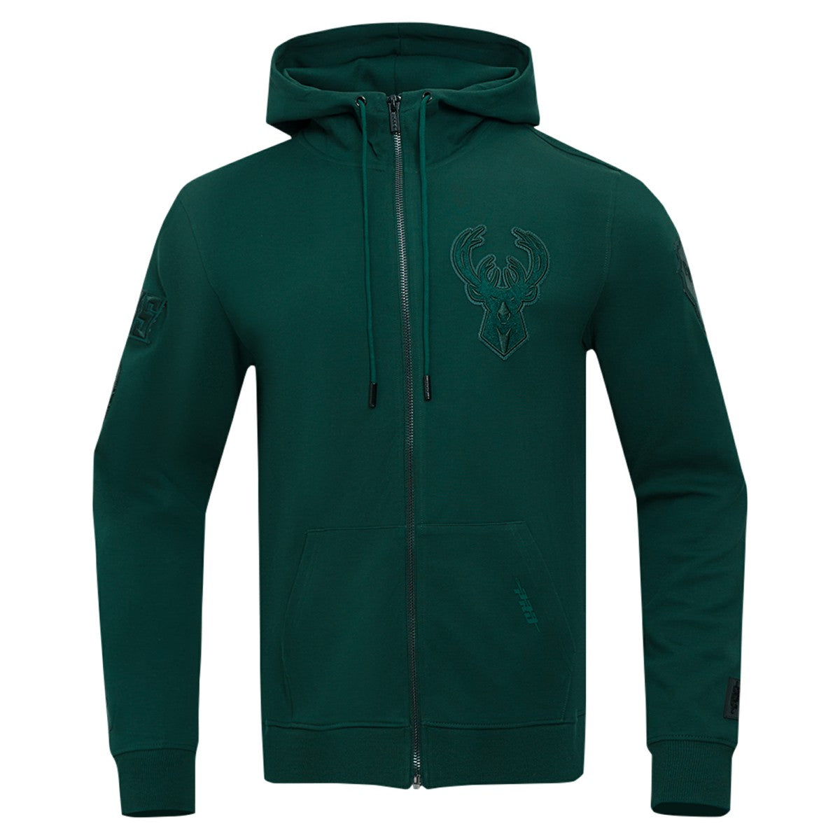 NBA - Milwaukee Bucks Pro Standard Triple Tonal DK Full-Zip Hoodie Jacket - Hunter Green