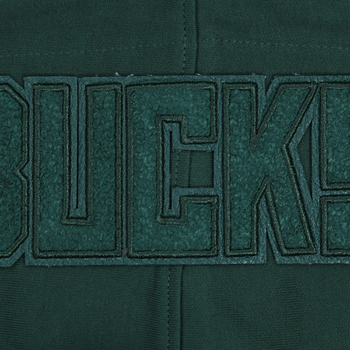 NBA - Milwaukee Bucks Pro Standard Triple Tonal DK Full-Zip Hoodie Jacket - Hunter Green