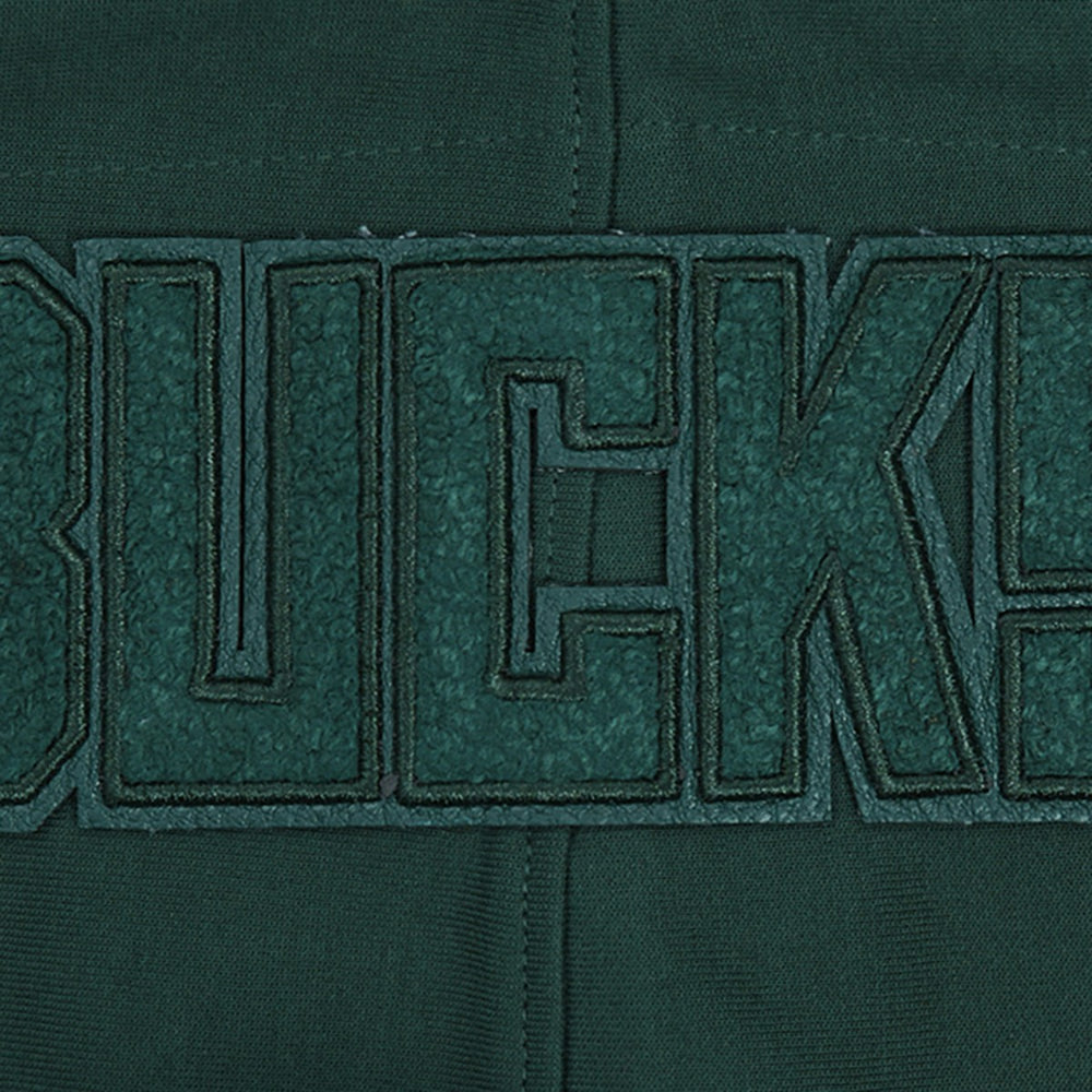 NBA - Milwaukee Bucks Pro Standard Triple Tonal DK Full-Zip Hoodie Jacket - Hunter Green